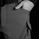 Мужские тактические штаны Soft shell S.archon X9JRK Black 3XL утепленные - изображение 6