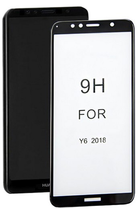 Захисне скло Qoltec Premium для Huawei Y6 2018 5D Black (5901878516110) - зображення 1