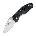 Ніж складальний Spyderco Persistence FRN Black серейтор тип замка Liner Lock C136SBK