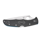 Нож складной Spyderco Endura 4 Thin Blue Line тип замка Back Lock C10FPSBKBL - изображение 2