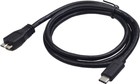 Kabel Cablexpert USB Type A-USB Type C 3 m Czarny (8716309086561) - obraz 1