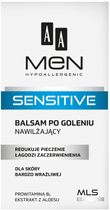 Balsam po goleniu AA Cosmetics Men Sensitive Moisturizing After-Shave Balm 100 ml (5900116020310) - obraz 1