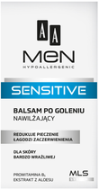 Balsam po goleniu AA Cosmetics Men Sensitive Moisturizing After-Shave Balm 100 ml (5900116020310)