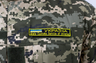 №183 Шеврон планка "Україна State Customs Service of Ukraine" 12х2.3см - зображення 1