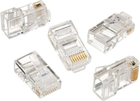 Patch cord Cablexpert Modular plug 8P8C RJ-45-RJ-45 Przezroczysty (8716309092951)