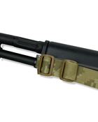Ремінь збройовий двоточковий з широким наплічником та посиленим карабіном Піксель - изображение 5