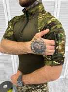 Тактическая рубашка убакс с коротким рукавом котон+стрейч Мультикам S - изображение 5
