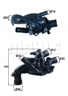 Термостат MAHLE / KNECHT TM46105 11537647751, 11538674895, 7647751