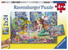 Набір пазлів Ravensburger Чарівні русалки 26 x 18 см 2 x 24 елементи (4005556051472) - зображення 1