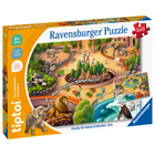 Zestaw puzzli Ravensburger tiptoi dla małych odkrywców Zoo 20 x 14 cm 2 x 12 elementów (4005556001385)