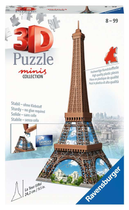 Puzzle 3D Ravensburger Mini wieża Eiffla 15 x 10 x 5 cm 100 elementów (4005556125364) - obraz 1