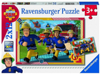 Набір пазлів Ravensburger Пожежний Сем і його команда 19 х 4 см 2 x 12 елементів (4005556050154)