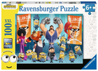 Класичні пазли Ravensburger Грю і міньйони 49 х 36 см 100 елементів (4005556129157) - зображення 1