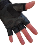 Перчатки без пальцев M Черные - изображение 3