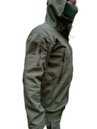 Курточка Soft Shell демісезонна 2XL Олива - зображення 3