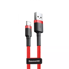 Кабель для синхронізації зарядки Baseus CALKLF-A19 Cafule Lightning USB 2.4A 0.5m red