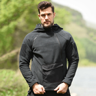 Тактична толстовка флісова Han-Wild HW021 Black 2XL - зображення 2