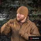 M-Tac шапка Watch Cap фліс Light Polartec Gen.II Coyote, тактична шапка, армійська шапка, зимова шапка фліс - зображення 7