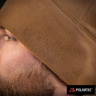 M-Tac шапка Watch Cap флис Light Polartec Gen.II Coyote, тактическая шапка, армейская шапка, зимняя шапка флис - изображение 10