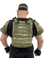 Наплечники защита плечей к плитоноске Побратим Пиксель - изображение 3