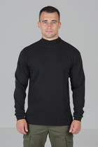 Базовый мужской гольф теплый цвет черный 46 - изображение 1
