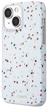 Etui Uniq Coehl Terrazzo do Apple iPhone 13 Biały (8886463678770) - obraz 1