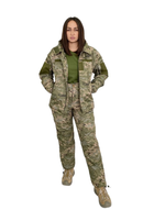 Женская военная форма зимняя костюм утеплитель Softshell + синтепон 200 (до -20) Пиксель размер 42 (FV- 001-42) - изображение 3