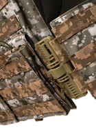 Плитоноска-тактичний військовий жилет Sector ПП-2530 з підсумками Піксель - зображення 7