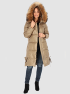 Куртка жіноча PERSO BLH230000FXR 2XL Сіро-коричнева (5905080220520) - зображення 3