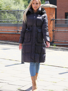 Куртка зимова жіноча PERSO BLH220027FXF 2XL Сіра (5908312939245) - зображення 4