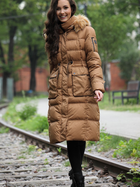 Куртка зимова жіноча PERSO BLH220027FXF 2XL Бежева (5908312939177) - зображення 4