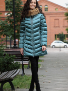 Куртка зимова жіноча PERSO BLH220036FF M Смарагдова (5908312939092) - зображення 4