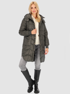 Куртка зимова жіноча PERSO BLH235050F S Хакі (5905080221268) - зображення 4