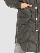 Куртка зимова жіноча PERSO BLH235050F M Хакі (5905080221275) - зображення 6