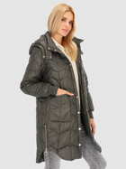 Куртка зимова жіноча PERSO BLH235050F L Хакі (5905080221282) - зображення 5