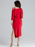 Сукня жіноча Lenitif K479 L Червона (5902194352505) - зображення 2