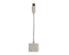 Перехідник PowerPlant Lightning 2 в 1, Audio 3.5 мм.
