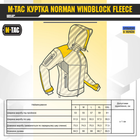 M-Tac куртка Norman Windblock Fleece Black 2XL - зображення 7
