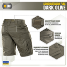 M-Tac шорти Conquistador Flex Dark Olive L - зображення 5