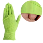 Перчатки MediOk нитриловые без талька Chrysolite зеленые S 100 шт (0306890) - изображение 1