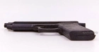 Пістолет макет Київгума гумовий для єдиноборств та тренувань зручна ручка 21.5×12.5 см чорний - зображення 4