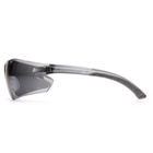 Тактичні окуляри балістичні протиосколкові Pyramex Itek Anti-Fog Сірі захисні для стрільби військові - зображення 3