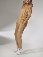 Spodnie dresowe damskie Figl M746 L Beżowe (5902194386975) - obraz 3