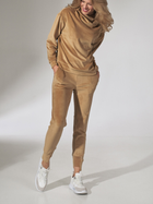 Spodnie dresowe damskie Figl M746 XL Beżowe (5902194386982) - obraz 4