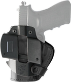 Кобура Front Line открытая поясная кожа для Beretta Px4 черный (LKC07) - изображение 2