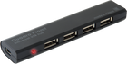 USB-хaб Defender Quadro Promt USB 2.0 4 x USB (4714033832007) - зображення 1