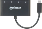 Hub USB Manhattan Type-C na 4 porty USB 3.0 (0766623162746) - obraz 4