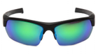Очки поляризационные защитные 2в1 Venture Gear Tensaw Polarized (green mirror) зеркальные сине-зеленые - изображение 2