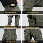 Мужские тактические штаны рип стоп со съемными наколенниками G3 Combat IDOGEAR, брюки армейские Rip Stop олива, 98532125-XL - изображение 3