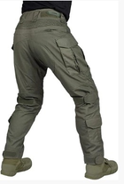 Мужские тактические штаны рип стоп со съемными наколенниками G3 Combat IDOGEAR, брюки армейские Rip Stop олива, 98532125-L - изображение 5